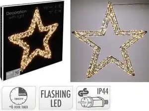 LED-Metallstern D: ca. 76 cm