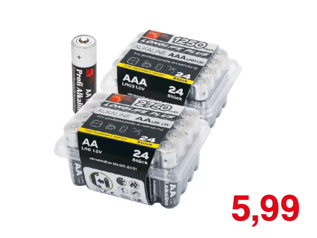 Bild 1 von Alkaline Batterien