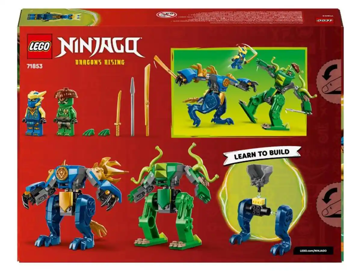 Bild 2 von LEGO® NINJAGO 71853 »Duell mit Jays Drachen-Mech«
