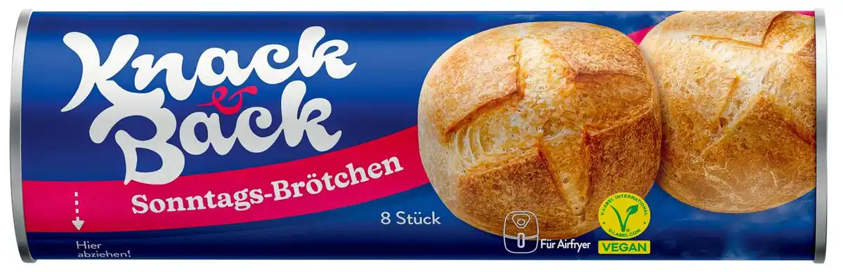 Bild 1 von KNACK & BACK Brötchen zum Selberbacken, 6 - 8 St. = 240 - 400-g-Dose