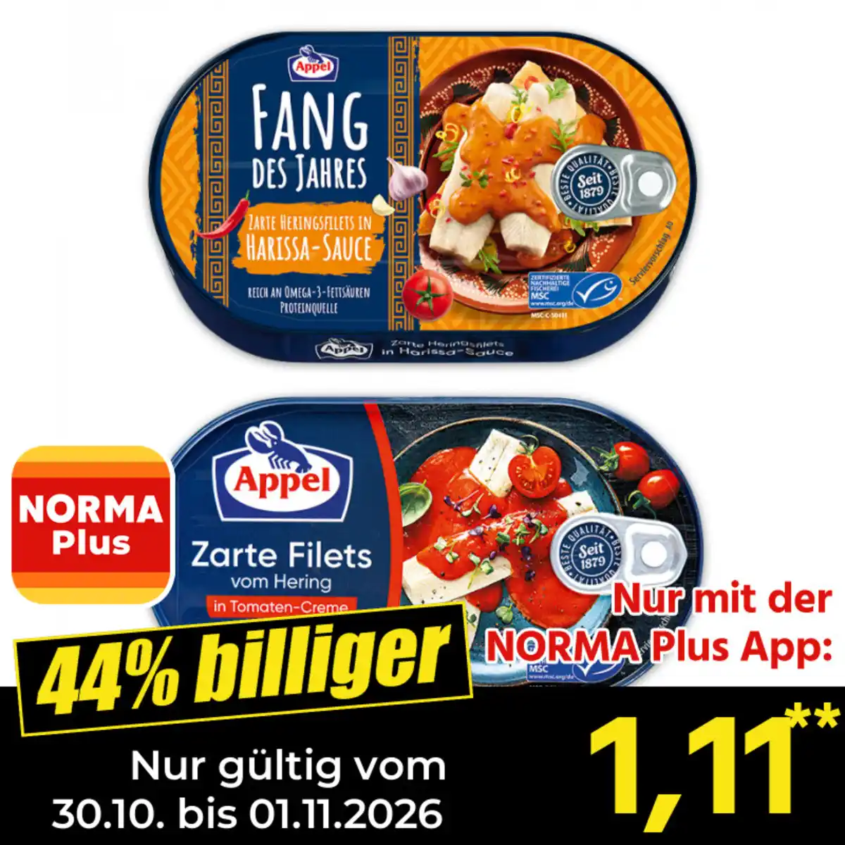 Bild 1 von Appel Herings-Filets