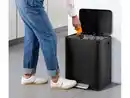Bild 1 von W5 Abfalleimer, Edelstahl mit Mülltrennsystem, 2 x 15 l