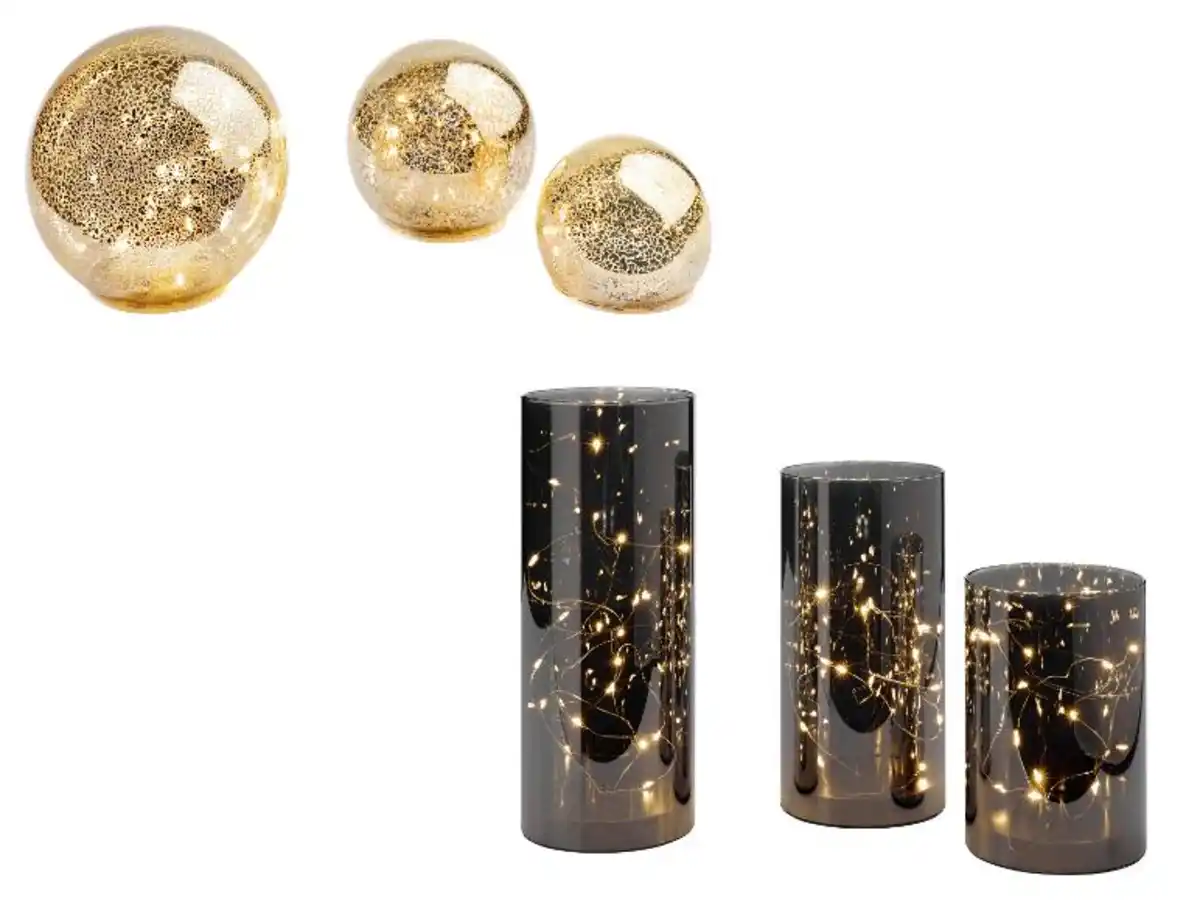 Bild 3 von LIVARNO® LED-Windlichter / LED-Dekokugeln, 3er Set