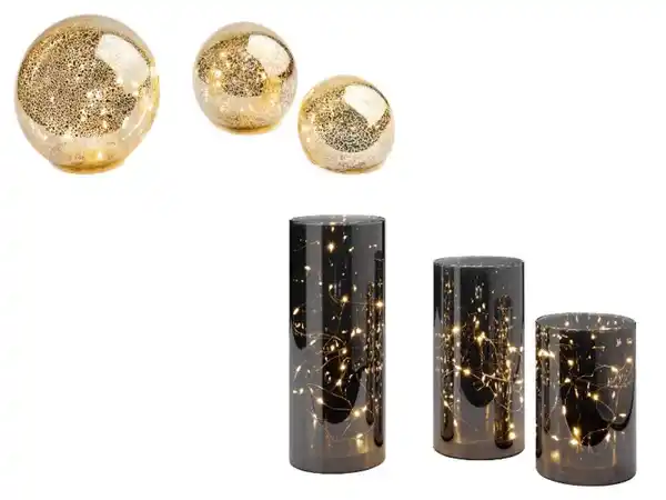 Bild 3 von LIVARNO® LED-Windlichter / LED-Dekokugeln, 3er Set
