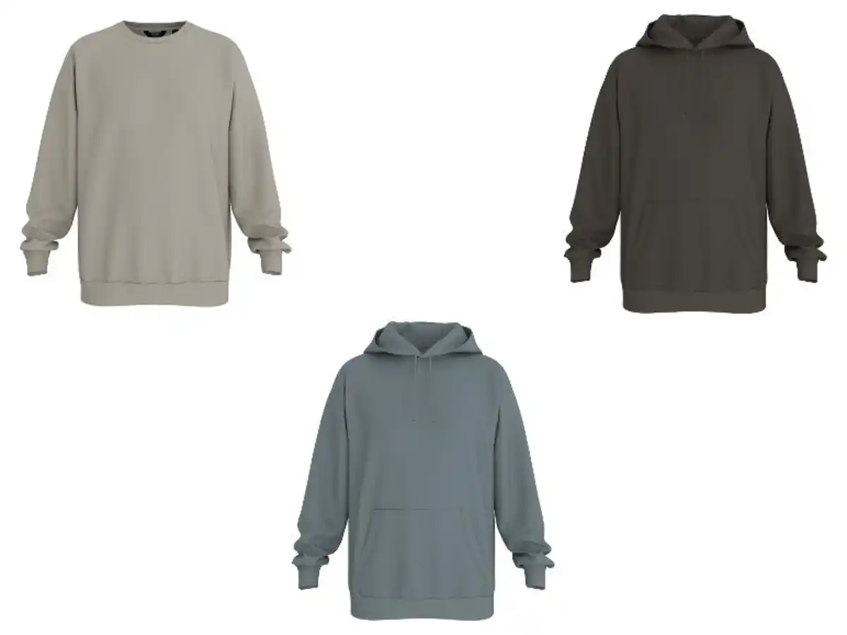 Bild 3 von ESMARA MEN Herren Sweathoodie / Sweatpullover
