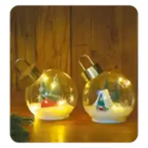 LED-Deko-Schneekugel
