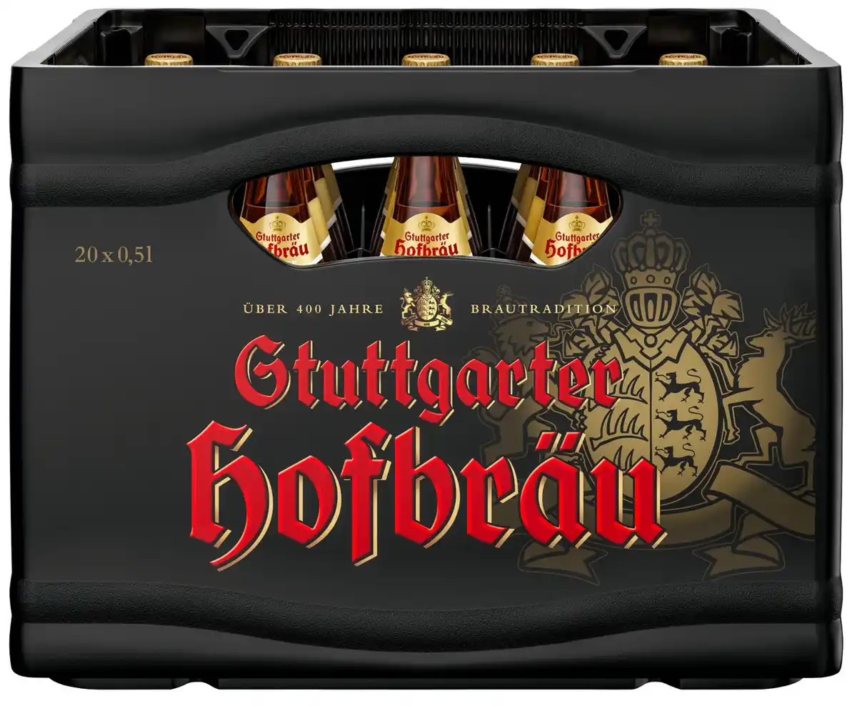Bild 1 von STUTTGARTER HOFBRÄU Pilsner, Ka. 20 x 0,5-l-Fl.
