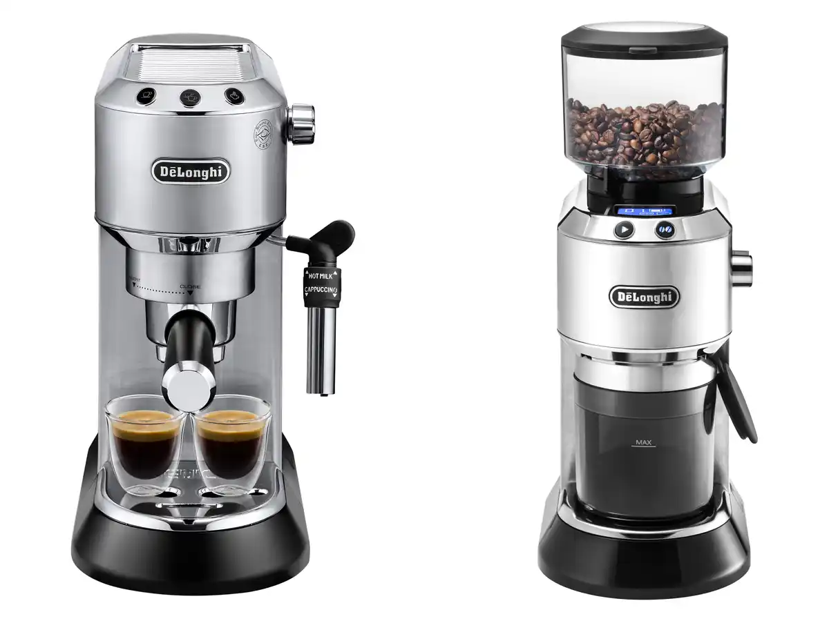 Bild 1 von DELONGHI Siebträgermaschine Dedica Style Barista Bundle - »KG 521.M«, »KG 685.M«