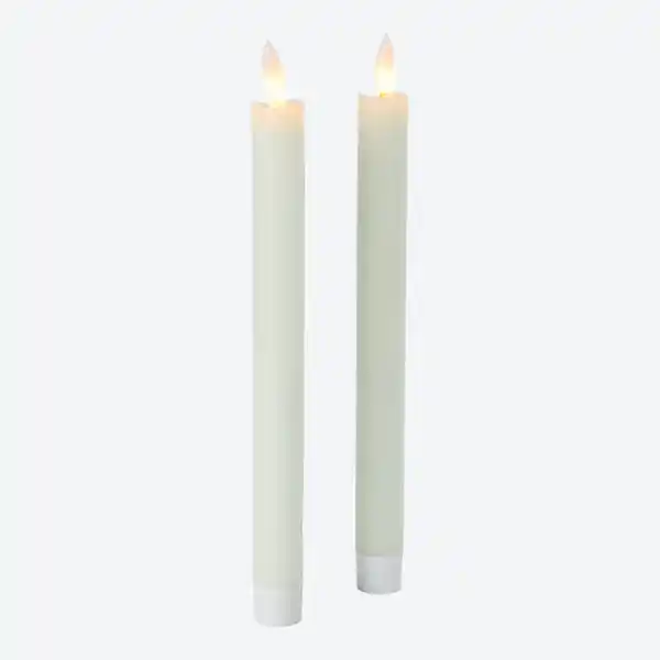 Bild 3 von LED-Echtwachs-Stabkerze mit Timerfunktion, 2er-Pack, Höhe ca. 25 cm