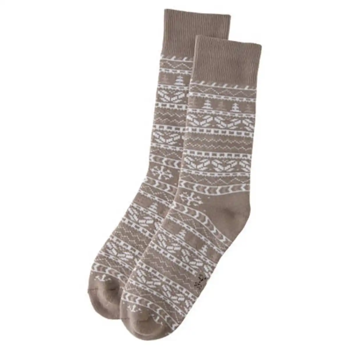 Bild 1 von UP2FASHION Damen-/Herren-Wandersocken (2er-Pack), Beige, 35/38