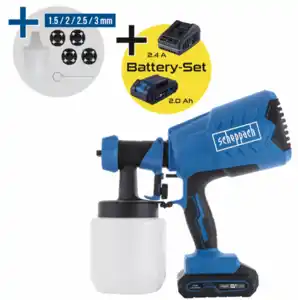 Scheppach Akku-Farbsprühsystem C-APS700-X - Set S