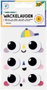 folia Wackelaugen BASIC, Size M, selbstklebend, Ø 30mm, 1 Stk