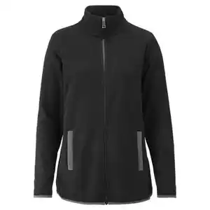 ADVENTURIDGE Damen-/Herren-Outdoor-Fleece-Jacke, Damen, Schwarz, S