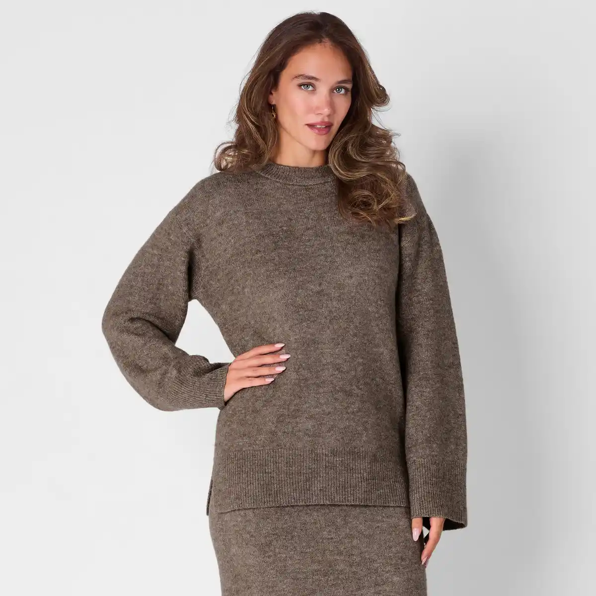 Bild 1 von Damen-Pullover mit Schlitzen
