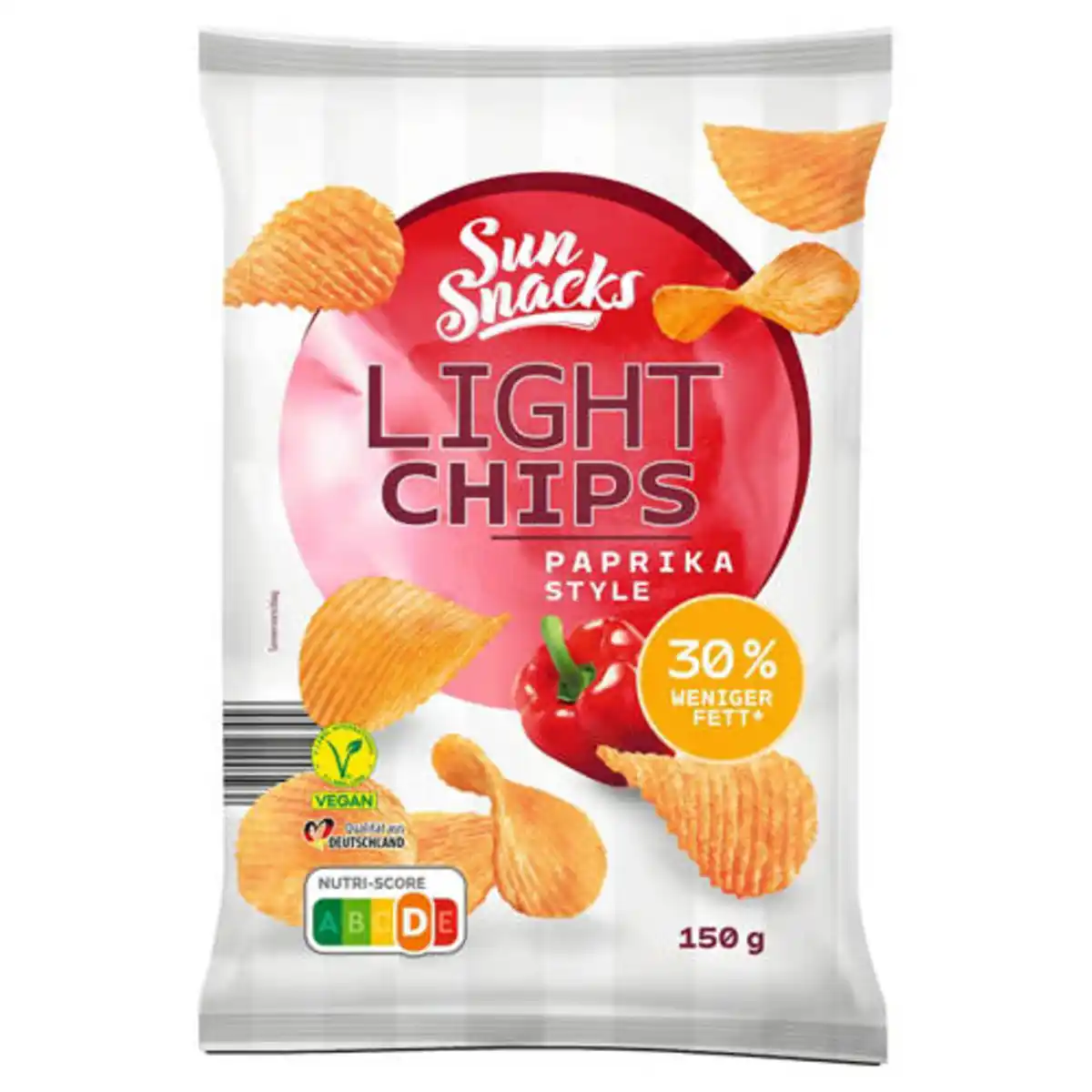 Bild 1 von SUNSNACKS Light Chips 150 g, Paprika