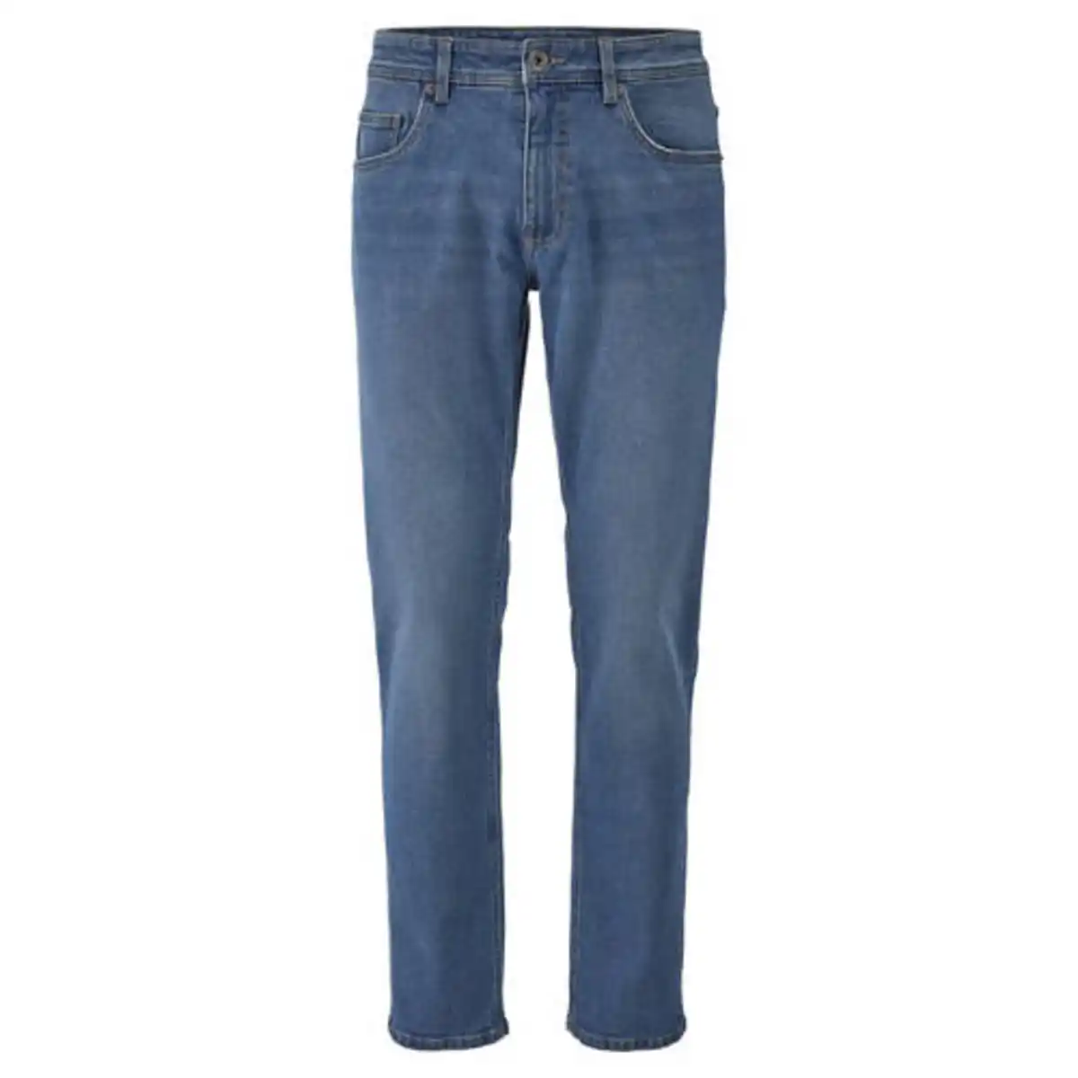 Bild 1 von UP2FASHION MEN Herren Washed Out Stretch-Jeans, Mittelblau, 48