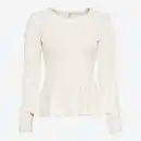 Bild 2 von Damen-Schößchen-Pullover mit Perlen und Langarm