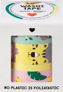 folia Washi-Tape 4er-Set HOTFOIL WILDLIFE, 20 m