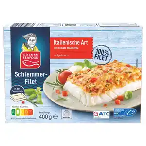 GOLDEN SEAFOOD Schlemmerfilet 400 g, Italienische Art