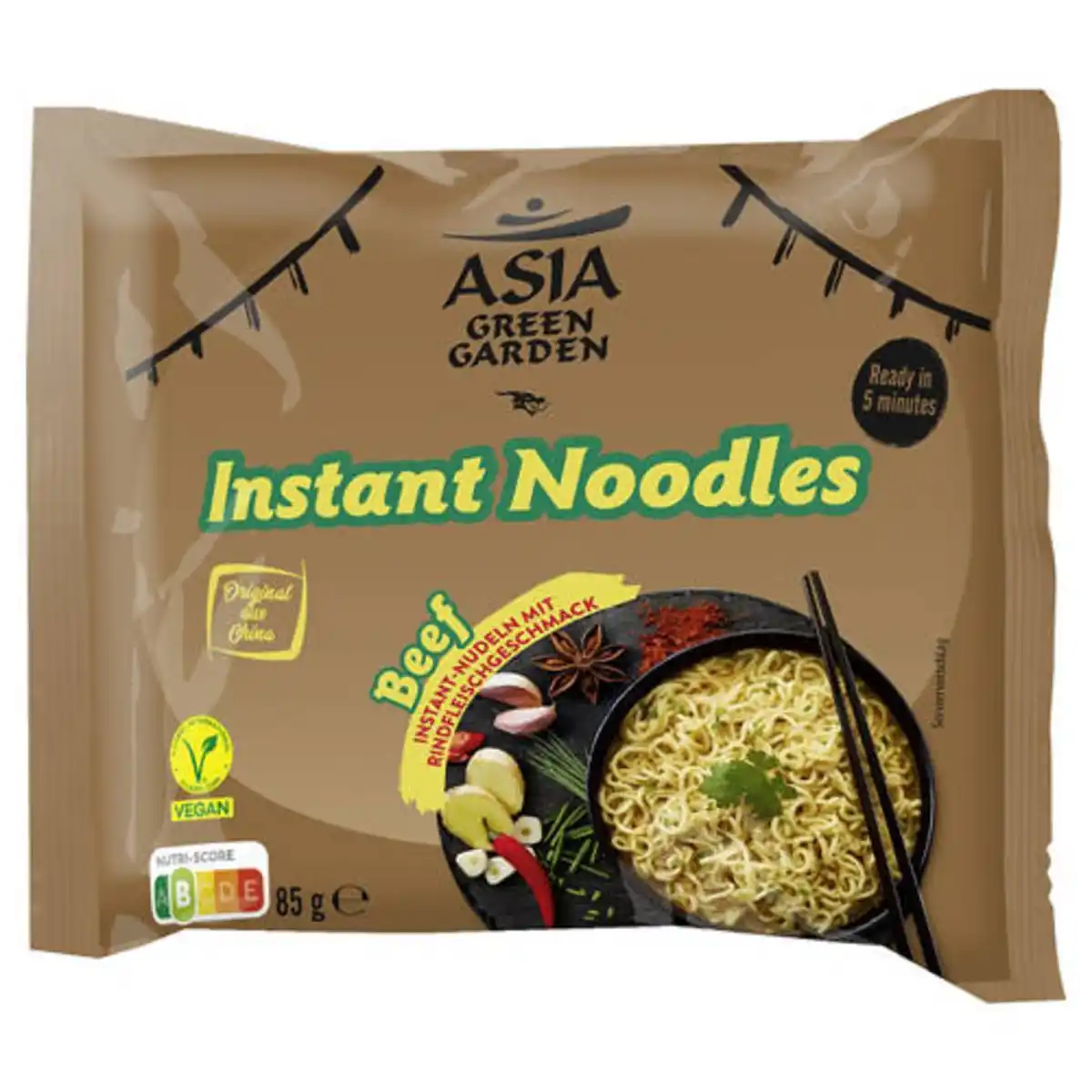 Bild 1 von ASIA GREEN GARDEN Instant Nudeln 255 g, Rind