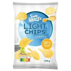 SUNSNACKS Light Chips 150 g, Classic