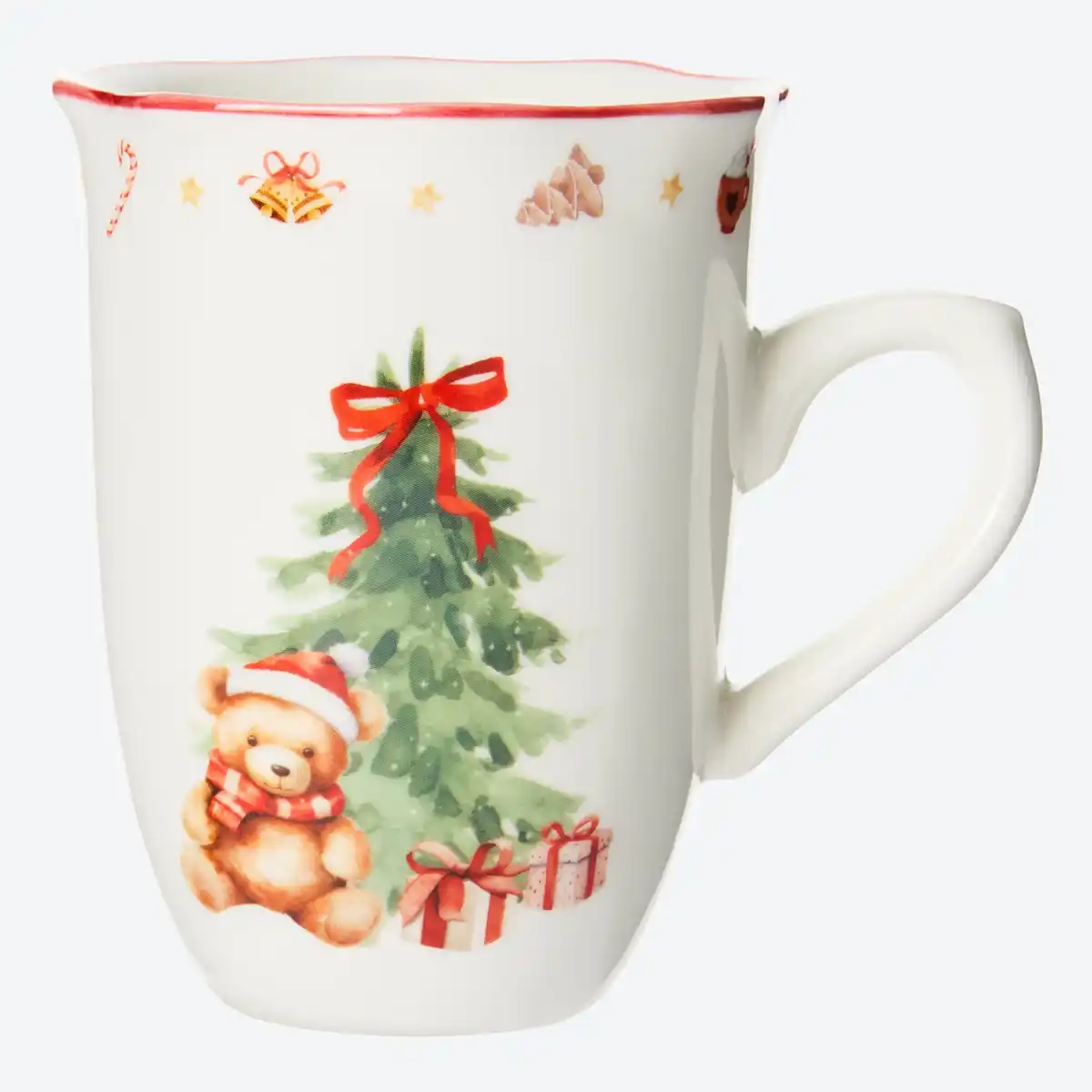 Bild 1 von Becher mit weihnachtlichem Design, Ø ca. 9 cm, Höhe ca. 11 cm