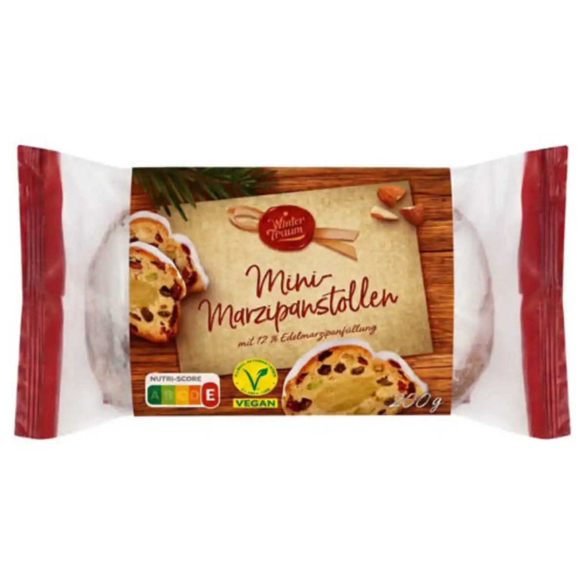 Bild 1 von WINTERTRAUM Mini Stollen 200 g, Marzipan