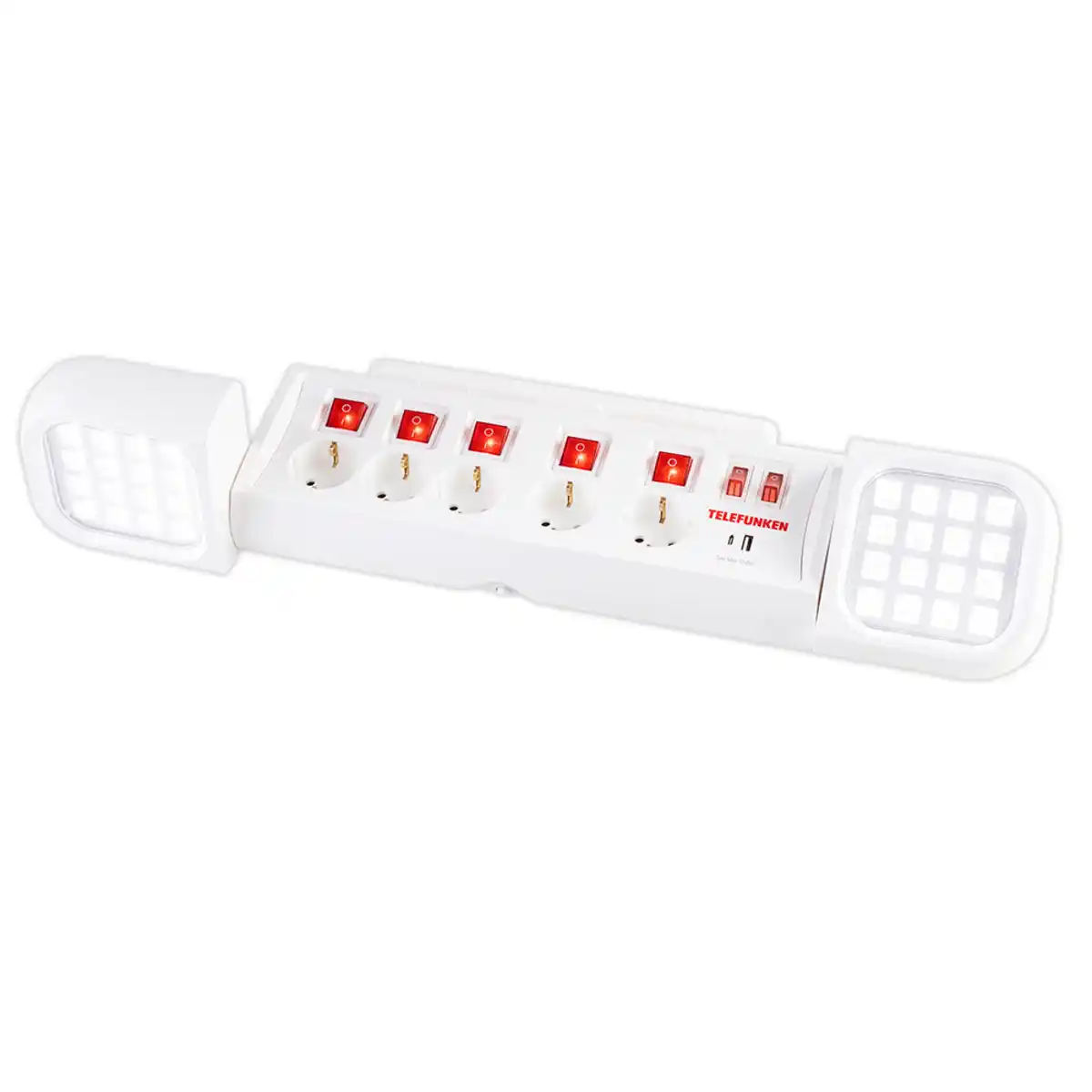 Bild 3 von Telefunken 5-fach Profi-LED-Steckdosenleiste