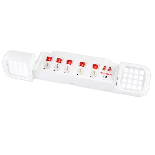 Bild 3 von Telefunken 5-fach Profi-LED-Steckdosenleiste