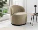 Bild 2 von Better Home Drehbarer Loungesessel, ca. 73 x 74 x 74 cm - Graugrün