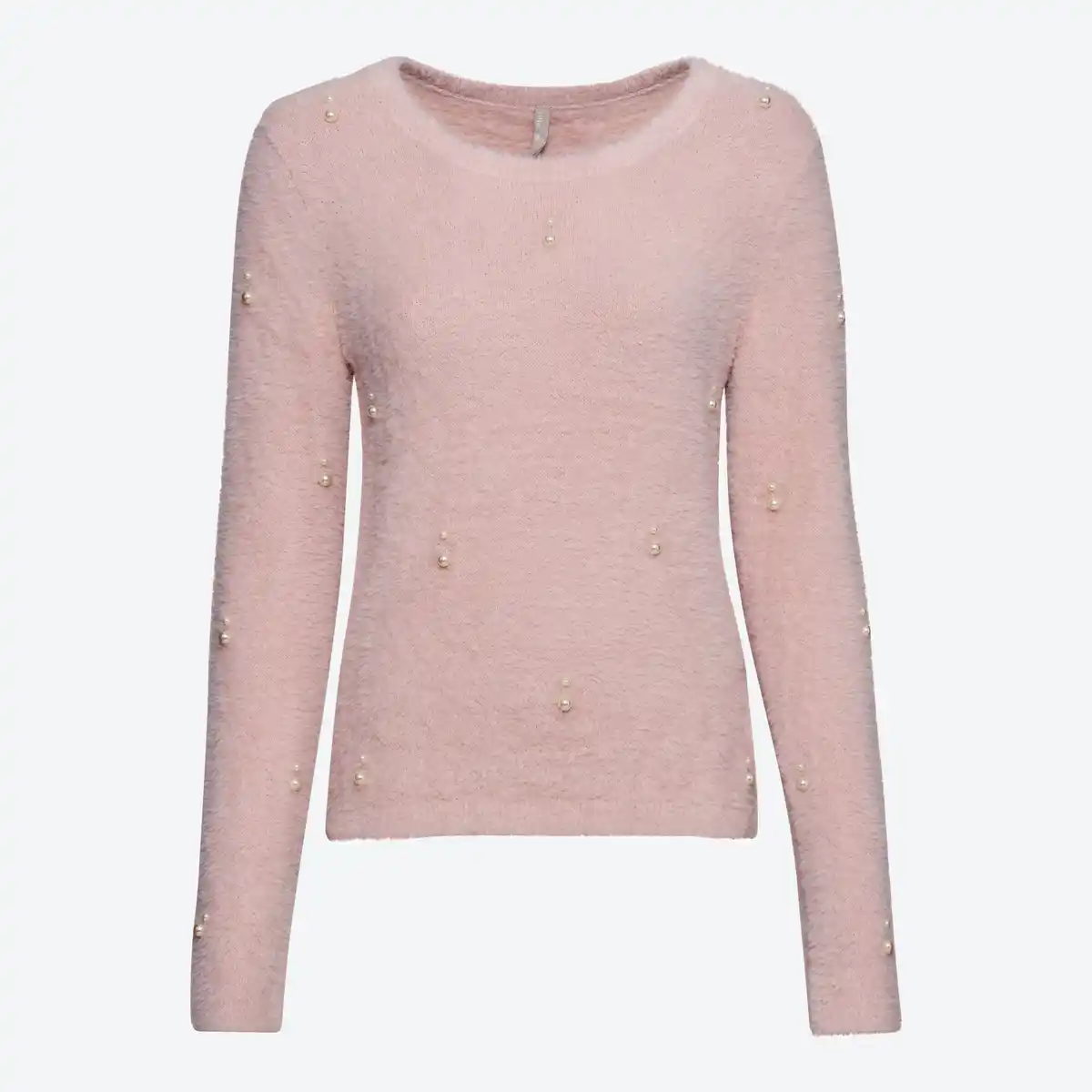 Bild 1 von Damen-Flausch-Pullover mit Perlen