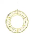 Bild 1 von HOME CREATION XXL-Lichterkranz, Kreis, Gold
