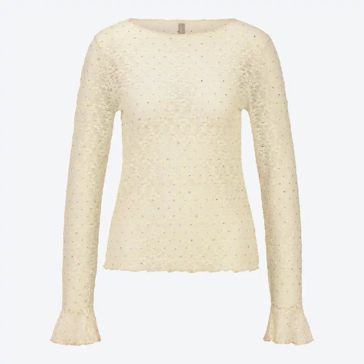 Bild 3 von Damen-Langarmshirt mit Glitzersteinchen