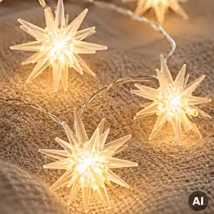 LED-Lichterkette mit Timer, ca. 170 cm