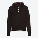 Bild 3 von Damen-Pullover mit Kunstfell-Kragen