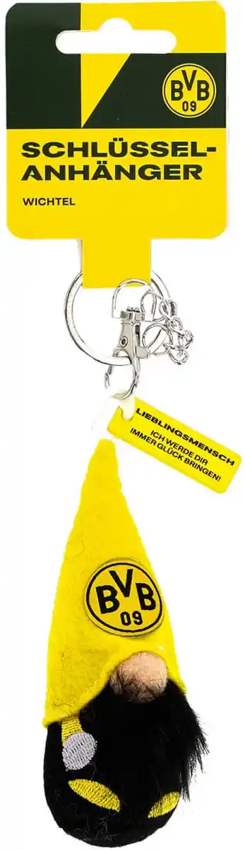 Bild 1 von BVB Schlüsselanhänger Wichtel Lieblingsmensch, 0 Gelb