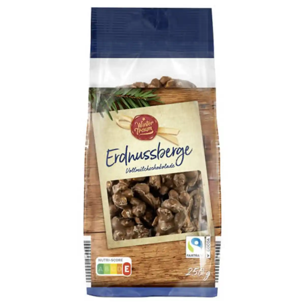 Bild 1 von WINTERTRAUM Erdnussberge 250 g, Vollmilchschokolade