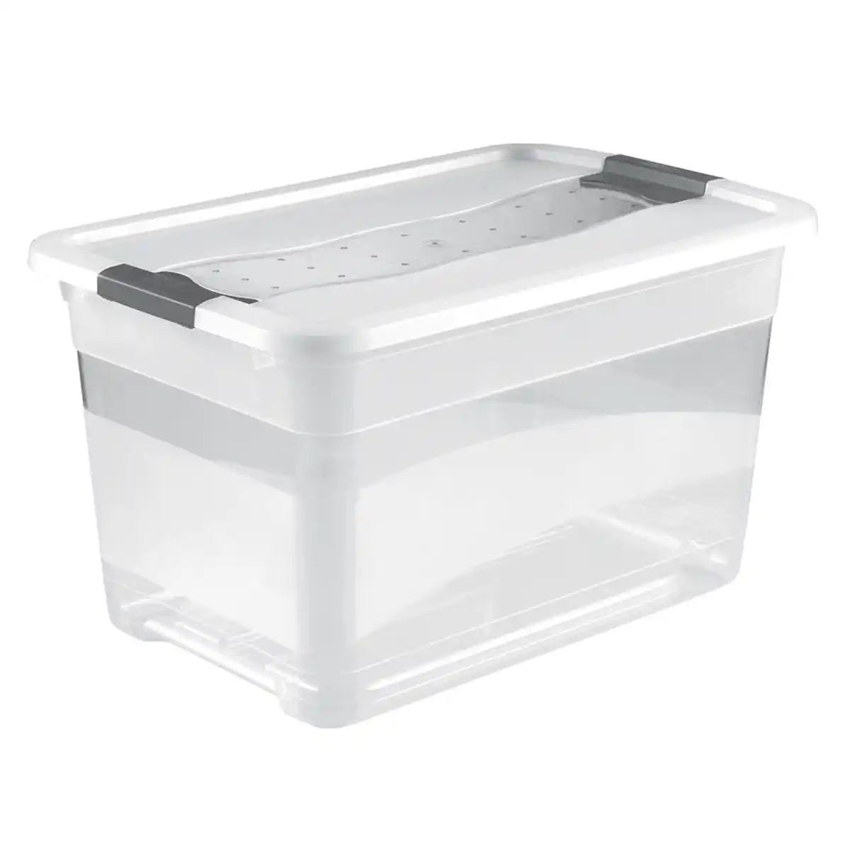 Bild 1 von TOPTEX Ordnung Transportbehälter inkl. Deckel, 52 Liter - Transparent