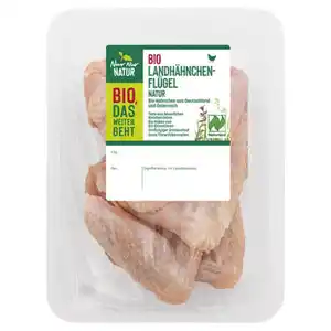 NUR NUR NATUR Bio-Landhähnchen Flügel 350 g, Natur
