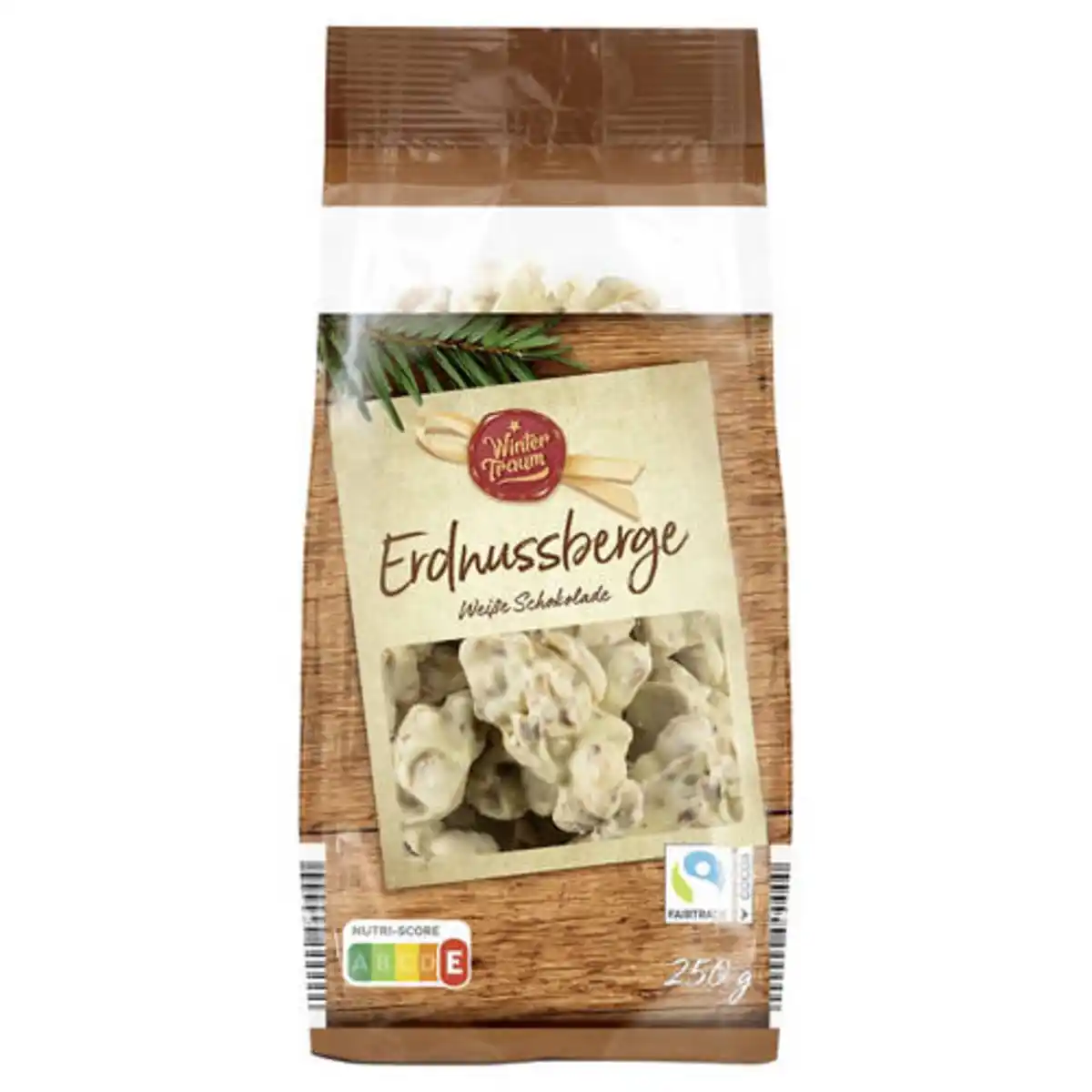 Bild 1 von WINTERTRAUM Erdnussberge 250 g, Weiße Schokolade