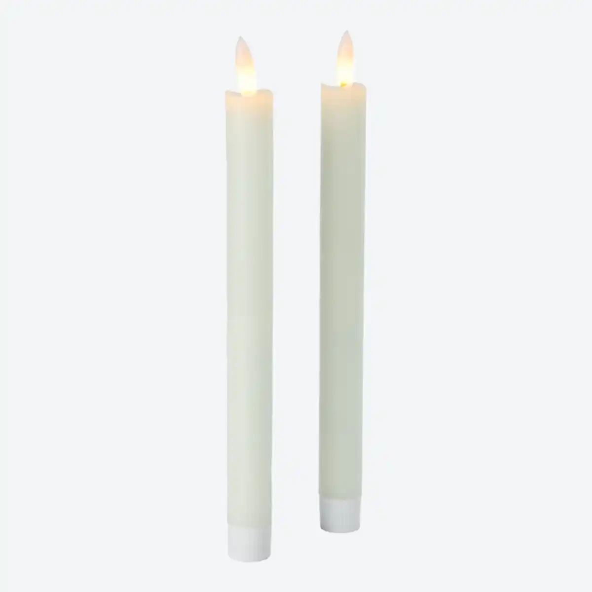 Bild 2 von LED-Echtwachs-Stabkerze mit Timerfunktion, 2er-Pack, Höhe ca. 25 cm