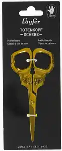 Läufer Universalschere Edelstahl 12,5cm Totenkopf, 1 Stk