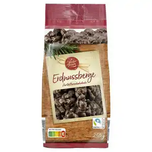 WINTERTRAUM Erdnussberge 250 g, Zartbitterschokolade