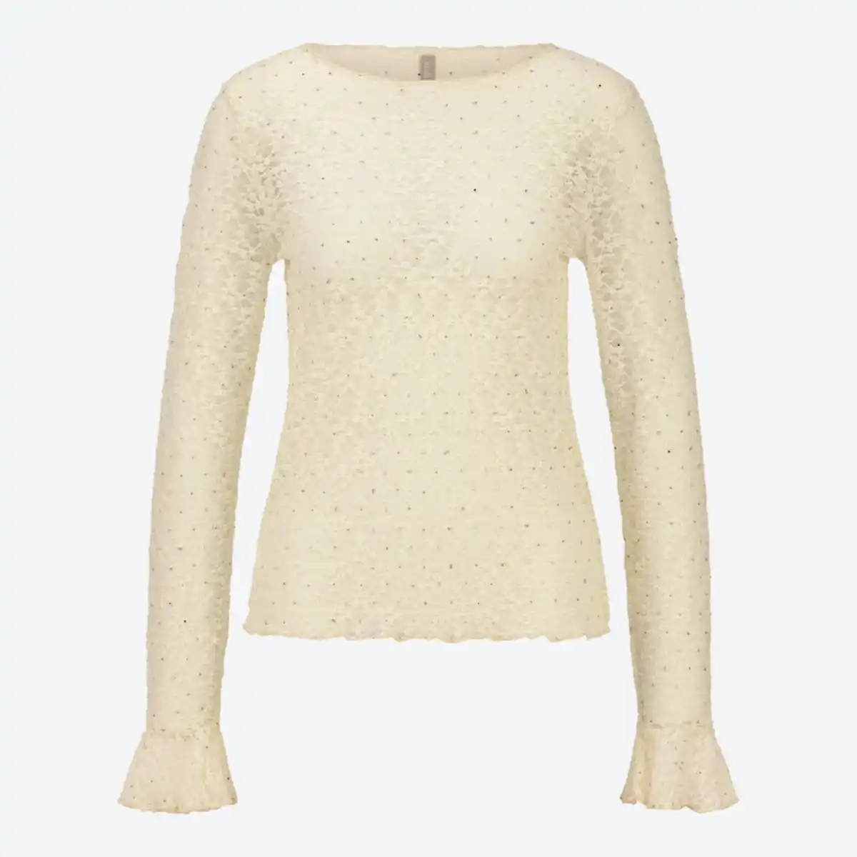 Bild 2 von Damen-Langarmshirt mit Glitzersteinchen