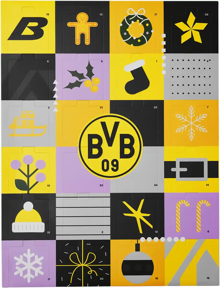 Bild 1 von BVB Adventskalender Socken, 1 Stk