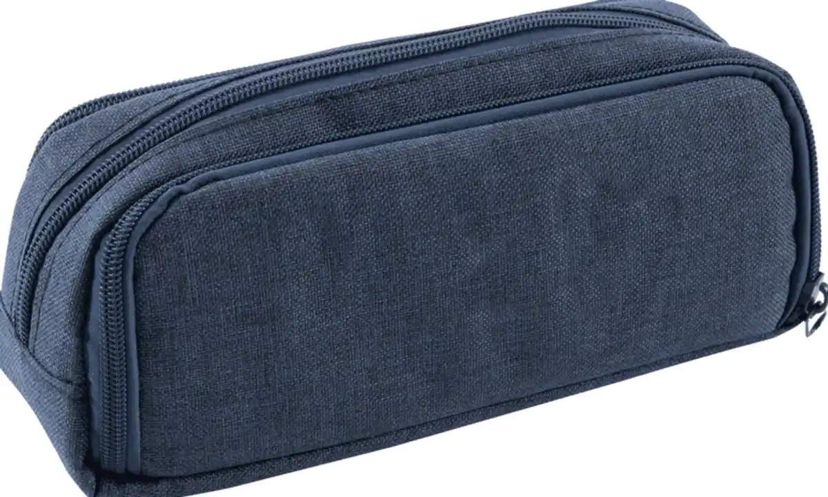 Bild 1 von EBERHARD FABER Schüleretui Schlamperbox 3 Fächer dunkelblau, 1 Stk