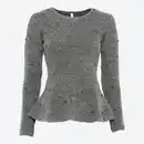 Bild 2 von Damen-Schößchen-Pullover mit Perlen und Langarm