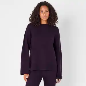 Damen-Pullover mit Schlitzen