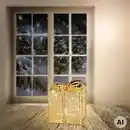 Bild 1 von LED-Glas-Geschenkbox mit Timer, ca. 10x10x12 cm
