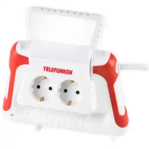 Telefunken Tragbare Profi-LED-Steckdosenlampe
